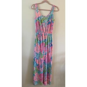 Lilly Pulitzer‎ TRIA Maxi Dress Lets Cha Cha Print holy grail Size Extra Small